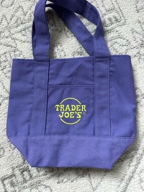 Trader Joe’s Mini Tote Purple Halloween Edition